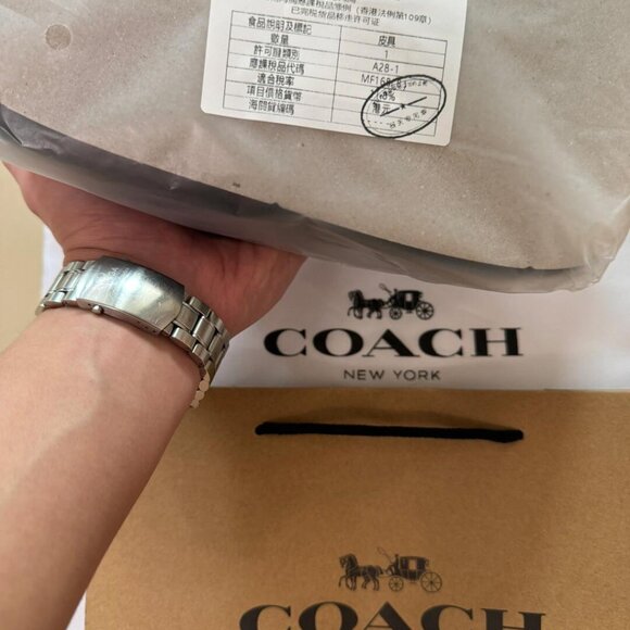 🍳NWT COACH Teri Shoulder Bag In Signature Canvas - Picture 5 of 7